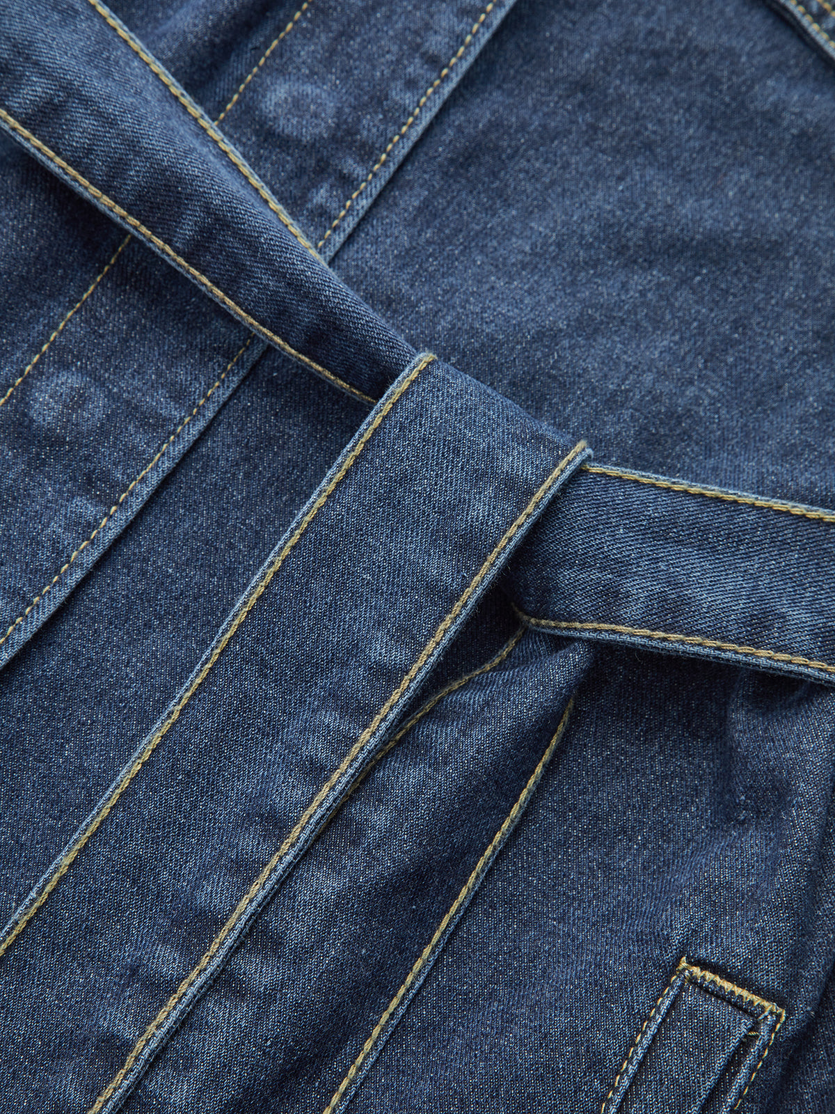 Riana | Denim Jas voor Dames - Regular Fit met Riem