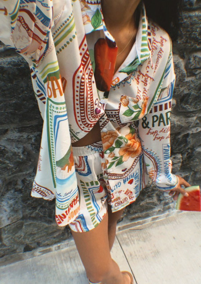 Rio | Linnen Zomerset met Shirt & Shorts