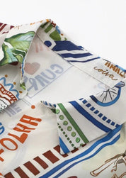 Rio | Comfortabele Zomerset met Trendy Print - Shirt & Shorts