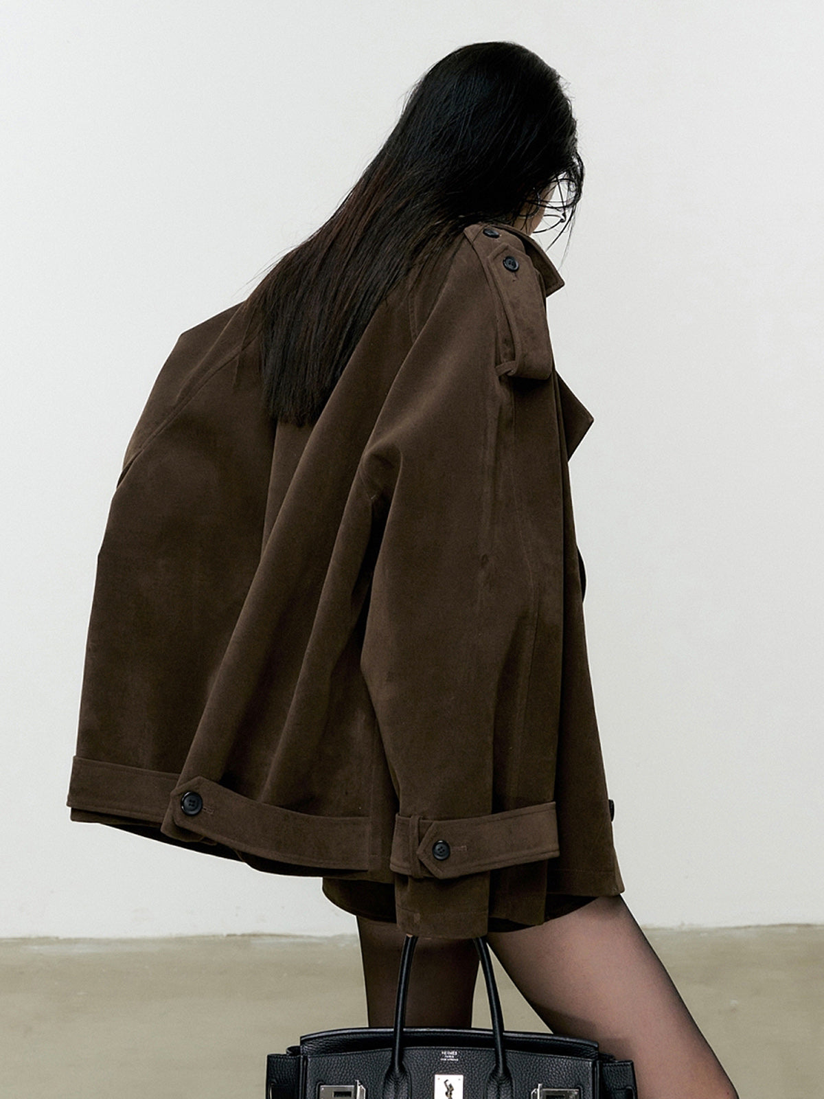 Vira | Suede Dames Jas - Regular Fit