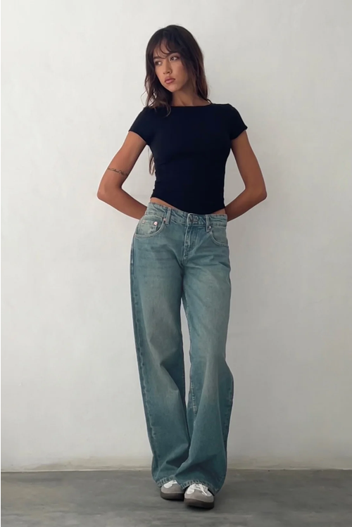 Roja | Straight-Leg Jeans met Lage Taille – Trendy Dames Broek