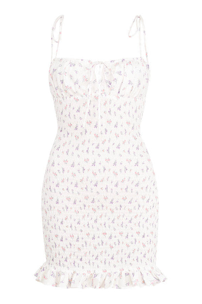 Alessia | Trendy Mini Jurk met Bloemenprint – Zomerse Flair & Comfortabel