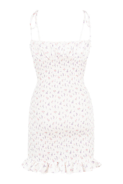 Alessia | Trendy Mini Jurk met Bloemenprint – Zomerse Flair & Comfortabel