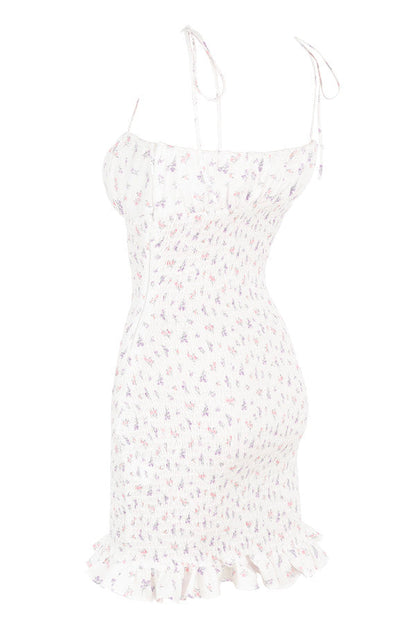 Alessia | Trendy Mini Jurk met Bloemenprint – Zomerse Flair & Comfortabel