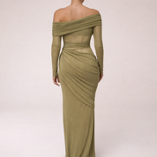 Rosa | Maxi dress - Elegante, Uniek, Comfortabel van Luxe Stofmix