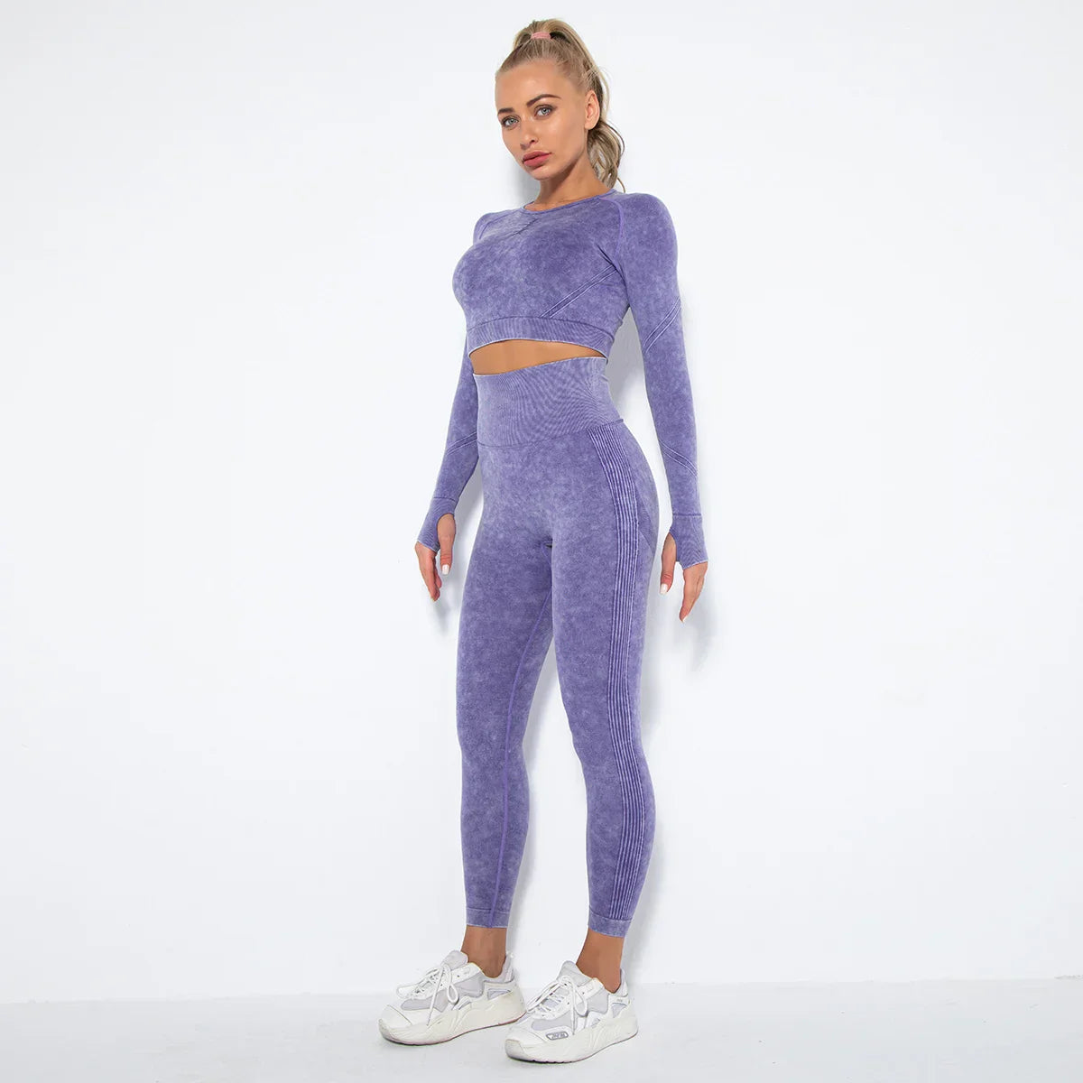 Aurora |  Sportset Dames – Legging & Cropped Top