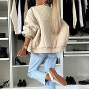 Christelle | Trendy Gevoerd Bomberjack voor Dames - Stijlvol en Comfortabel