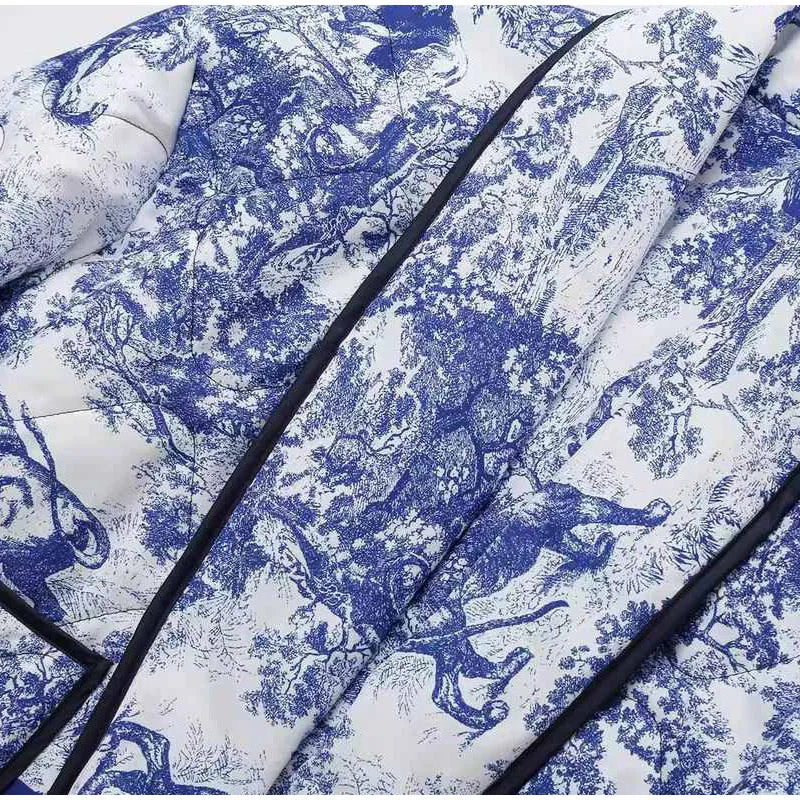 Esma | Elegante Tussenjas Met Print