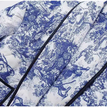 Esma | Elegante Tussenjas Met Print