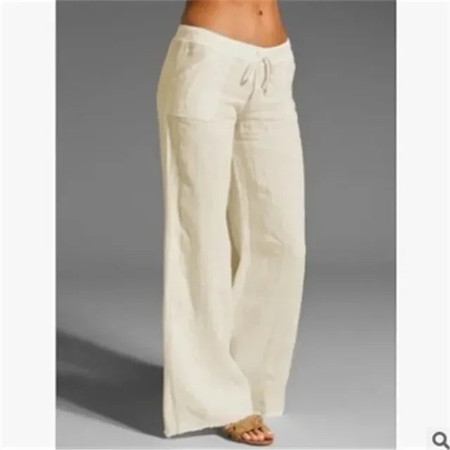 Casual Linnen Broek voor Dames
