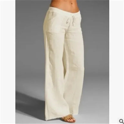 Casual Linnen Broek voor Dames