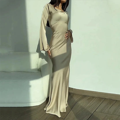 Senna | Elegante Jurk Met Lange Mouwen