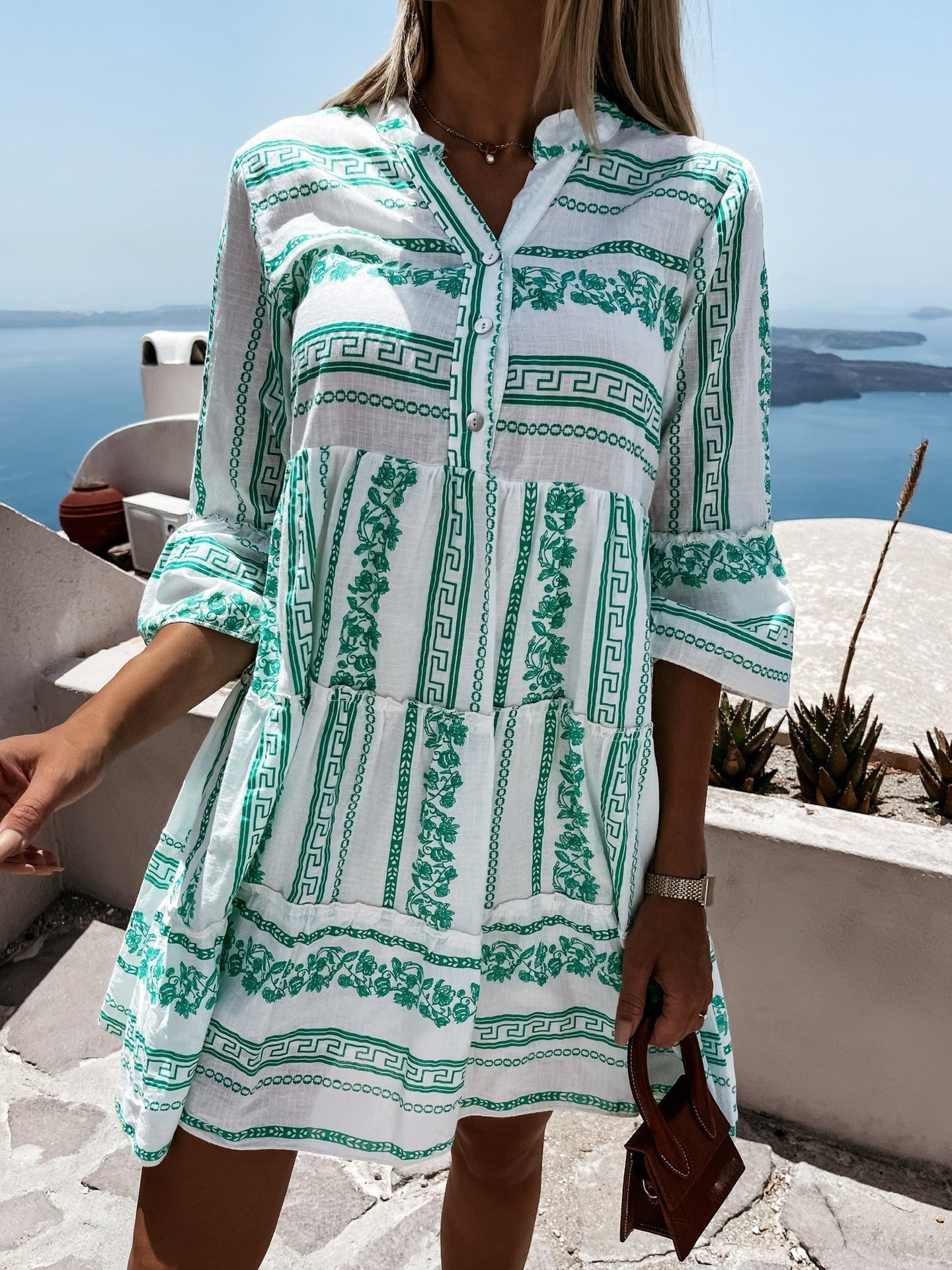 Joela | Boho Jurk met Ruches