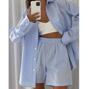 Kira | Tweedelige Gestreepte Set