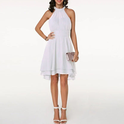 Jalina | Elegante Halter Cocktail Jurk