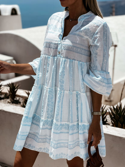 Joela | Boho Jurk met Ruches