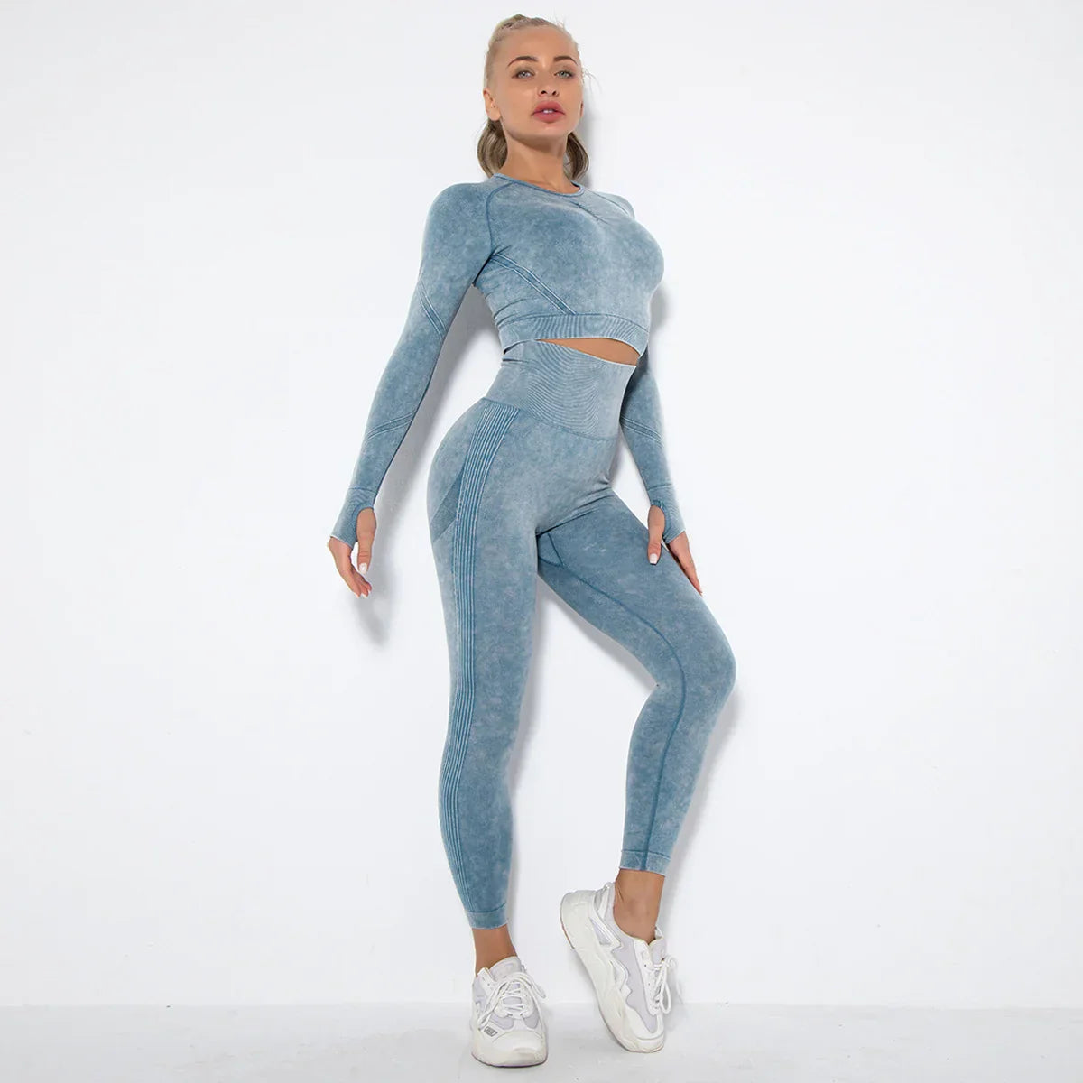 Aurora |  Sportset Dames – Legging & Cropped Top