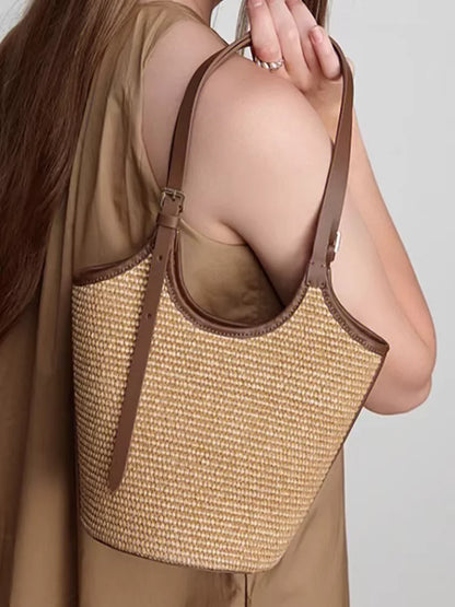 Mexxi | Boho Shopper voor Dames - Handgemaakte Rotan Strandtas