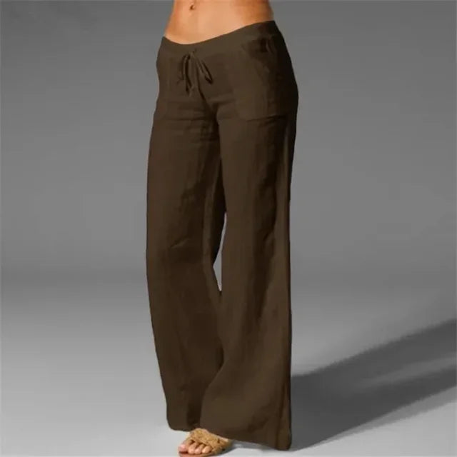 Casual Linnen Broek voor Dames