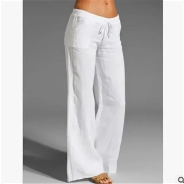 Casual Linnen Broek voor Dames