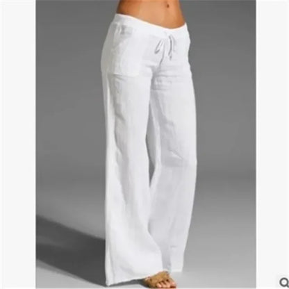 Casual Linnen Broek voor Dames