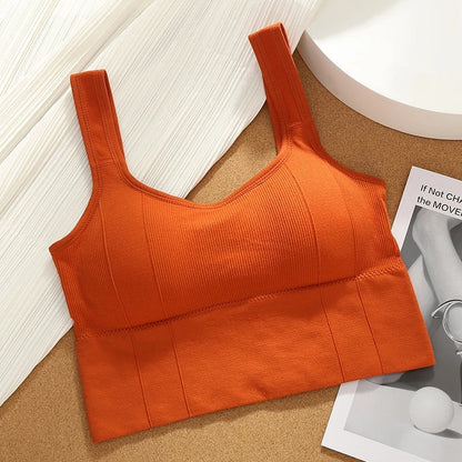 Joëlle | Sport Top van Ribstof – Comfortabele Elastische pasvorm