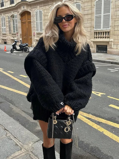 Annica | Oversized Gebreide Trui – Trendy, Zacht en Comfortabel