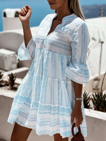 Joela | Boho Jurk met Ruches