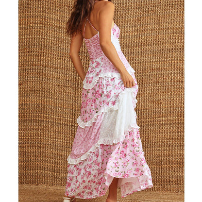Maryan | Boho Patchwork Maxi Jurk