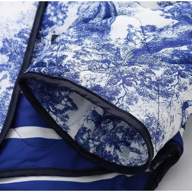 Esma | Elegante Tussenjas Met Print