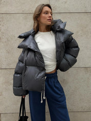 Jazlyn | Oversized Puffer Winterjas Dames - Trendy en Gewatteerd