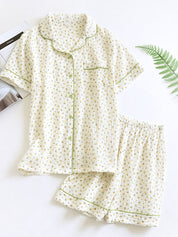 Aggy | Elegante Katoenen Pyjama Set