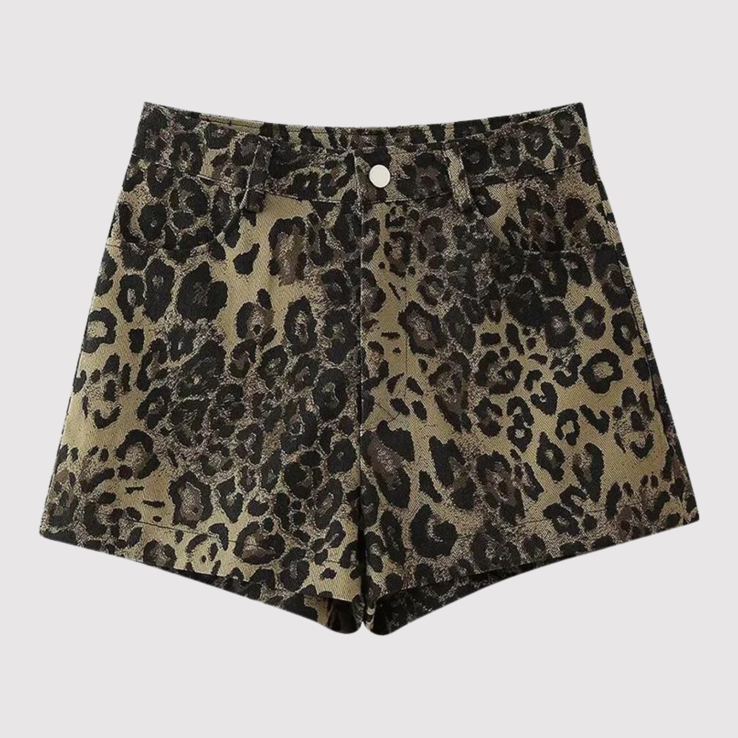 Izana | Stretchy Shorts - Luipaardprint Korte Broek