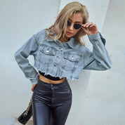 Sheyan | Cropped Denim Jacket