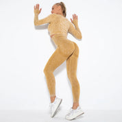 Aurora |  Sportset Dames – Legging & Cropped Top