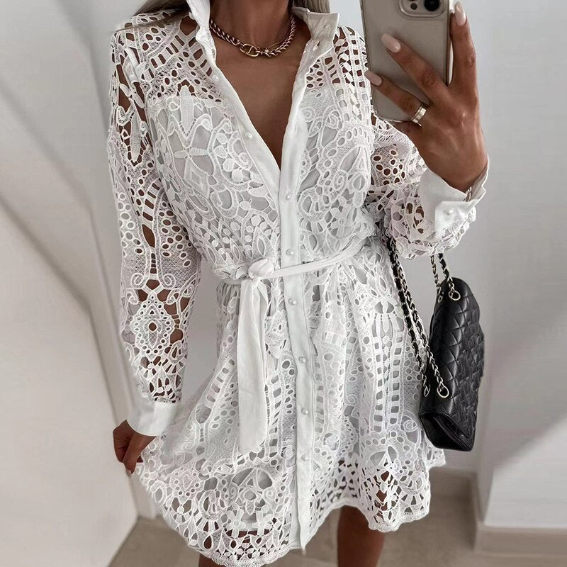 Marthe I Elegante Midi Jurk