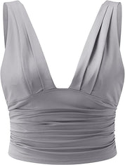 Samantha | Dames Top - Elegante Ruches, Hoogwaardige Stretchstof 7