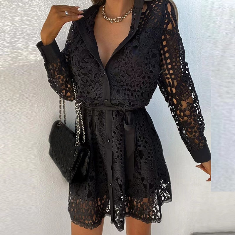 Marthe I Elegante Midi Jurk