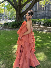 Cataleya | Maxi Jurk met Lagen en Ruches