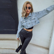 Sheyan | Cropped Denim Jacket