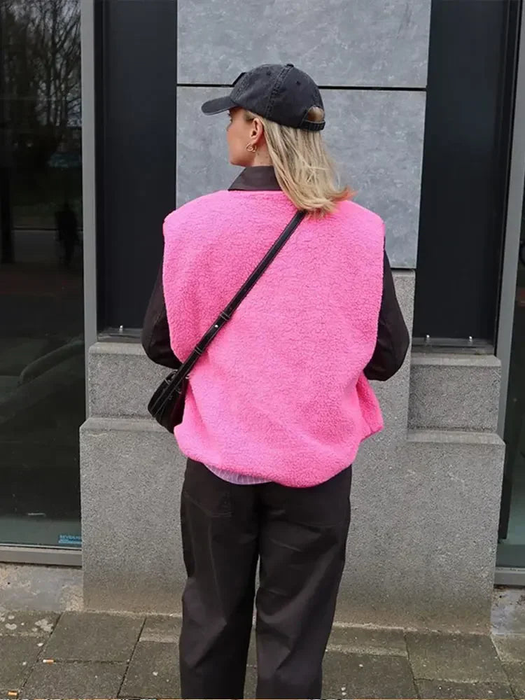 Trendy Wollen Bodywarmer