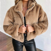 Magali I Trendy Faux Fur Jas