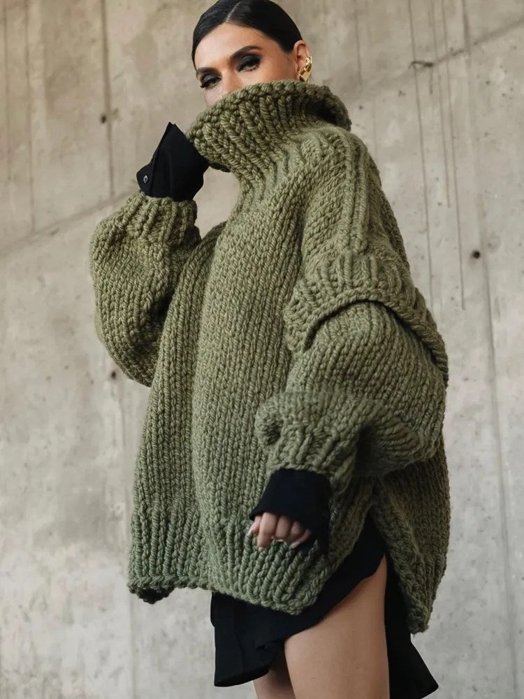 Annica | Oversized Gebreide Trui – Trendy, Zacht en Comfortabel