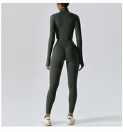 Jolee | 3-Delige Sportset Dames - Cropped Vest, Sport BH en High-Waist Legging