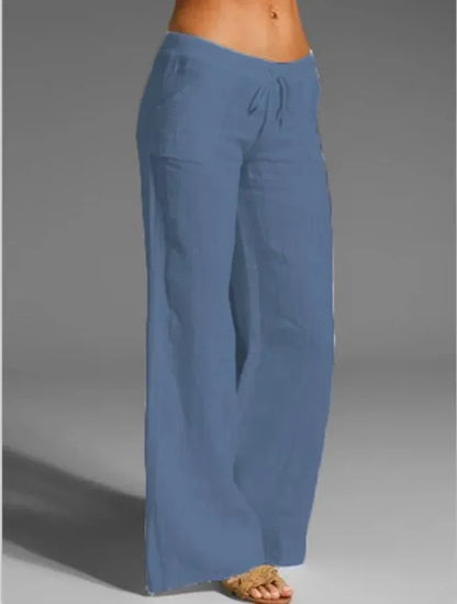 Casual Linnen Broek voor Dames