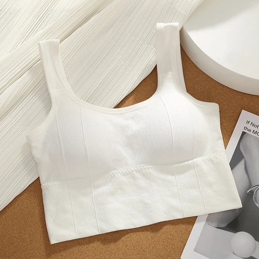 Joëlle | Sport Top van Ribstof – Comfortabele Elastische pasvorm