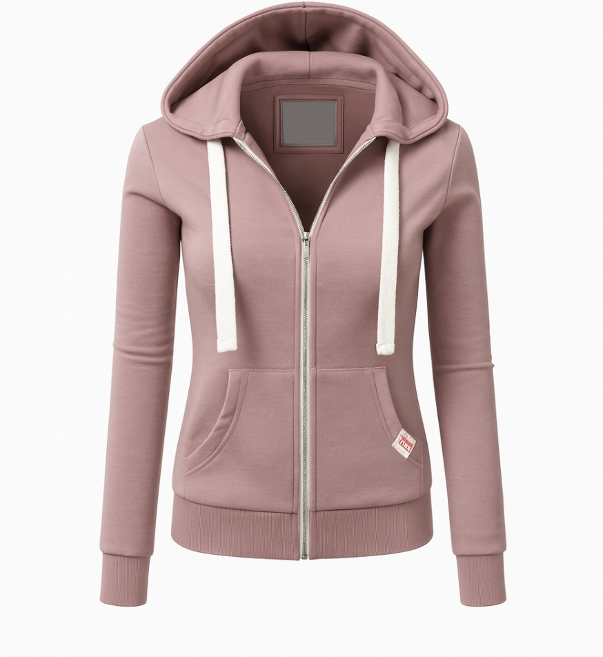 Jutta | Comfortabele Fleece Dames Hoodie met Verstelbare Capuchon