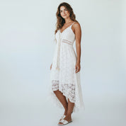 Sammy | Zomerse Maxi Boho Jurk - Elegante V-hals, Comfortabele Pasvorm
