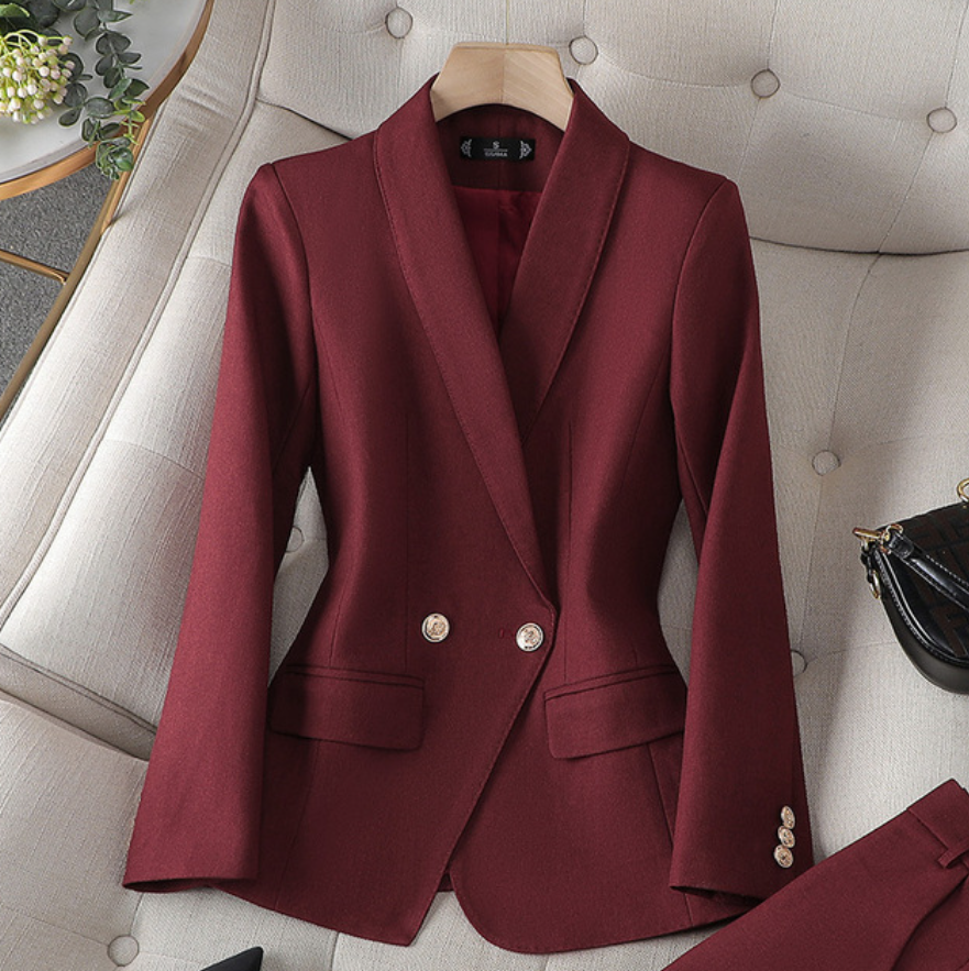 Getailleerde Blazer & Elegante Broek Set
