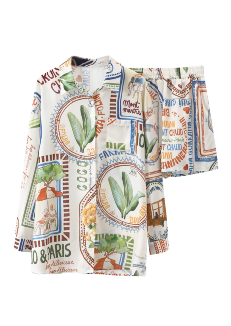 Rio | Linnen Zomerset met Shirt & Shorts